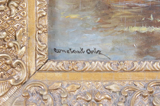 SOLD Constant Artz (1870 - 1951) duck family