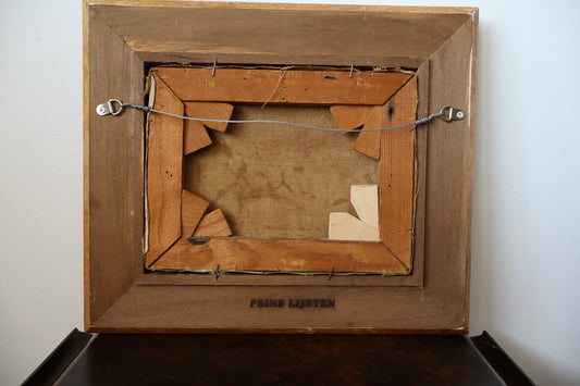 SOLD Constant Artz (1870 - 1951), family of ducks, oil painting