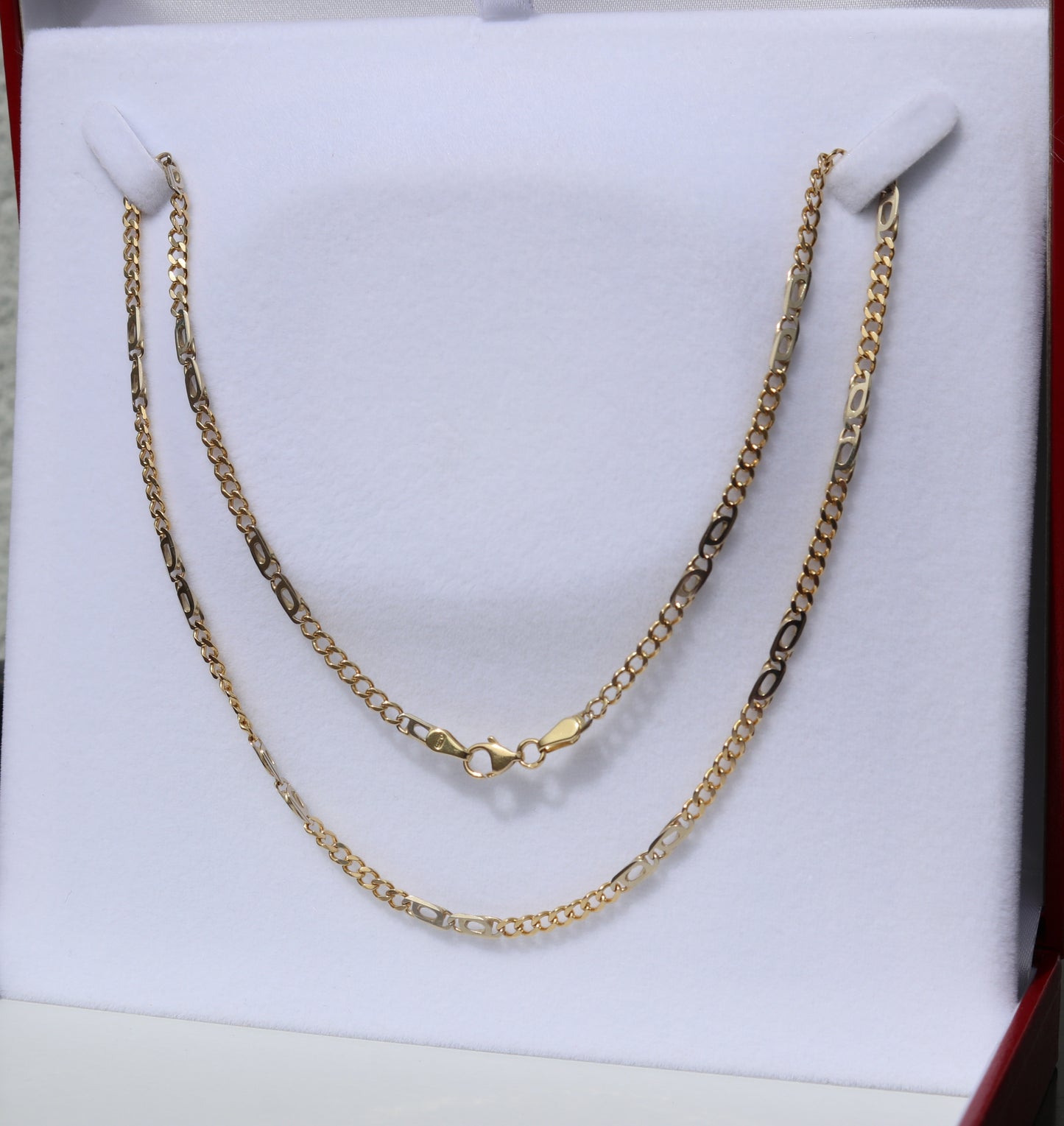 14 kt gouden collier 9,95 gram 49 cm