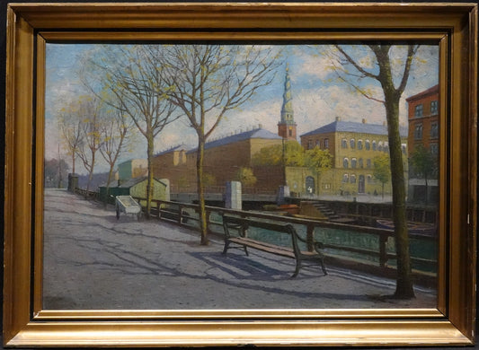 Russian school, oil on canvas, 45 x 64.5 cm