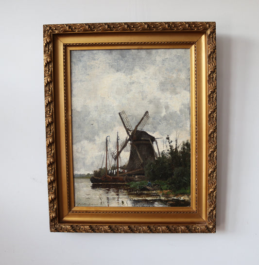 SOLD Gerard Altman (1877 - 1940), painting oil on panel