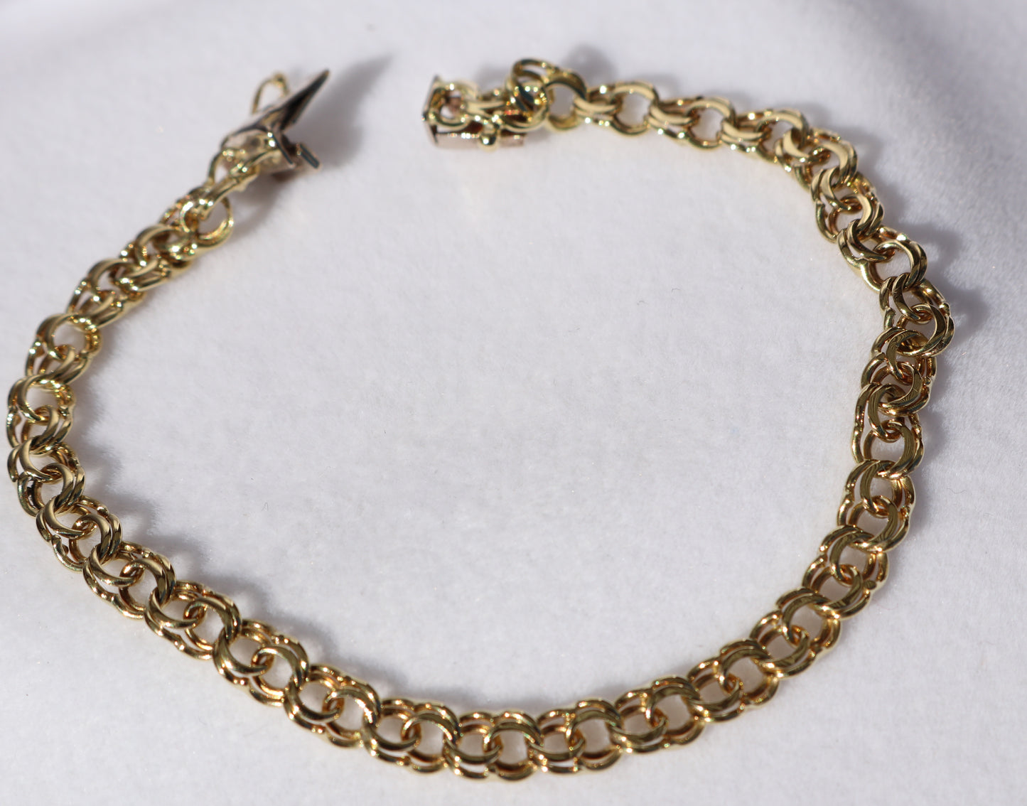 14 kt Goldarmband 6,87 Gramm 19 cm