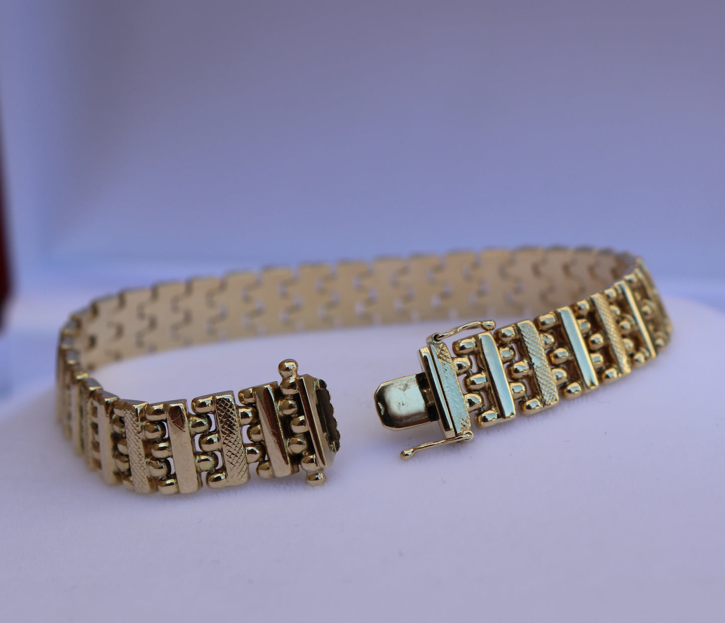 14 kt gold bracelet 17.71 grams 19 cm