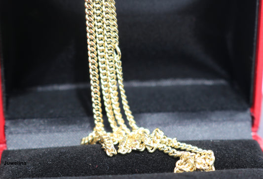 14 kt gouden collier 9,35 gram 51 cm