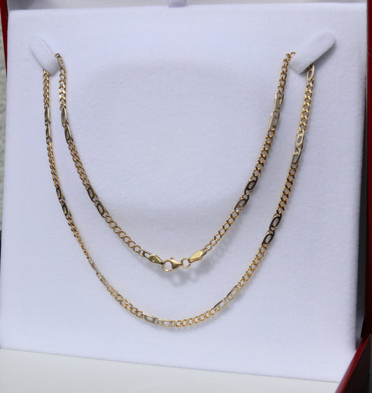 14 kt gouden collier 9,95 gram 49 cm