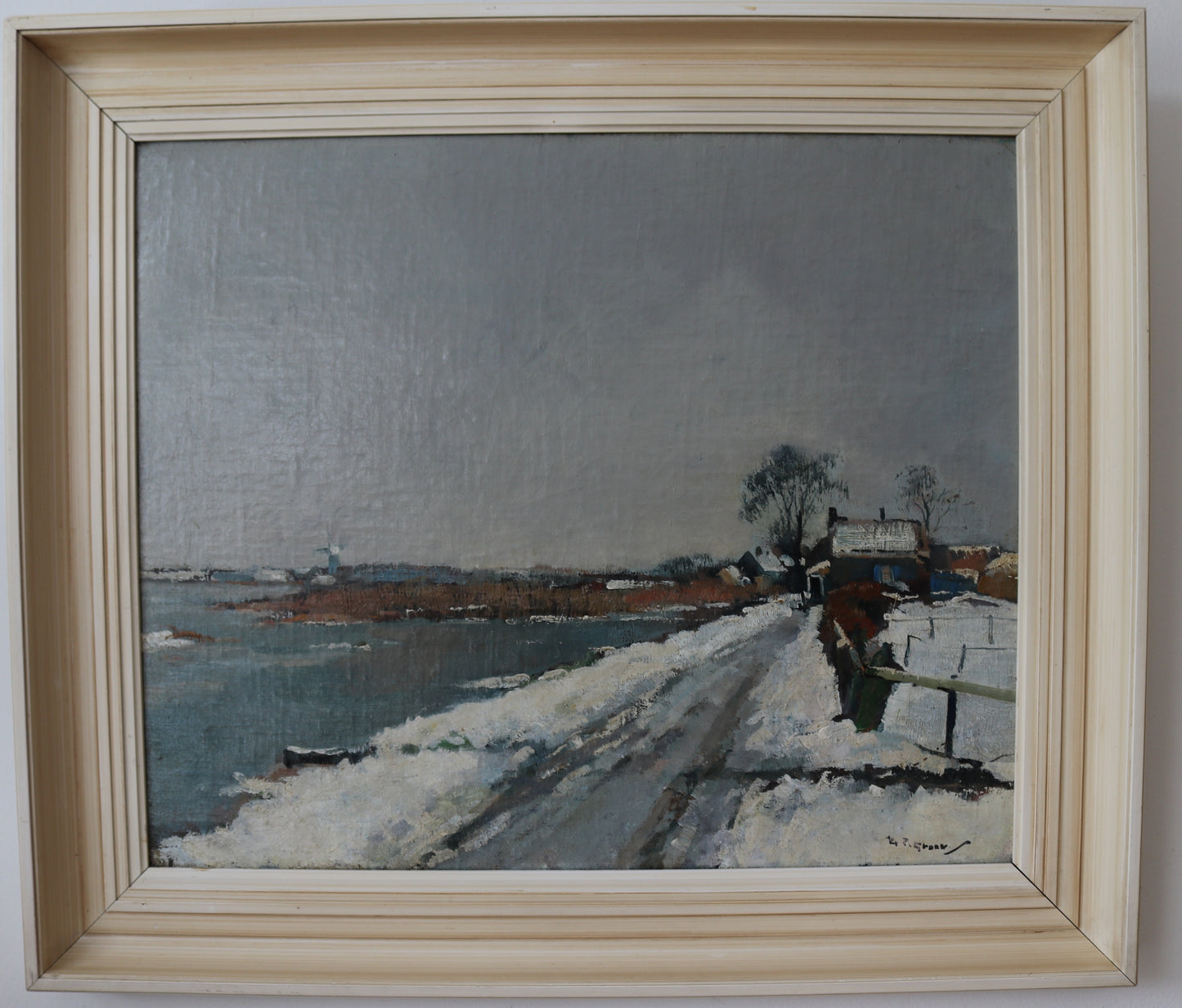 Piet Groen 1886-1964, winters landschap