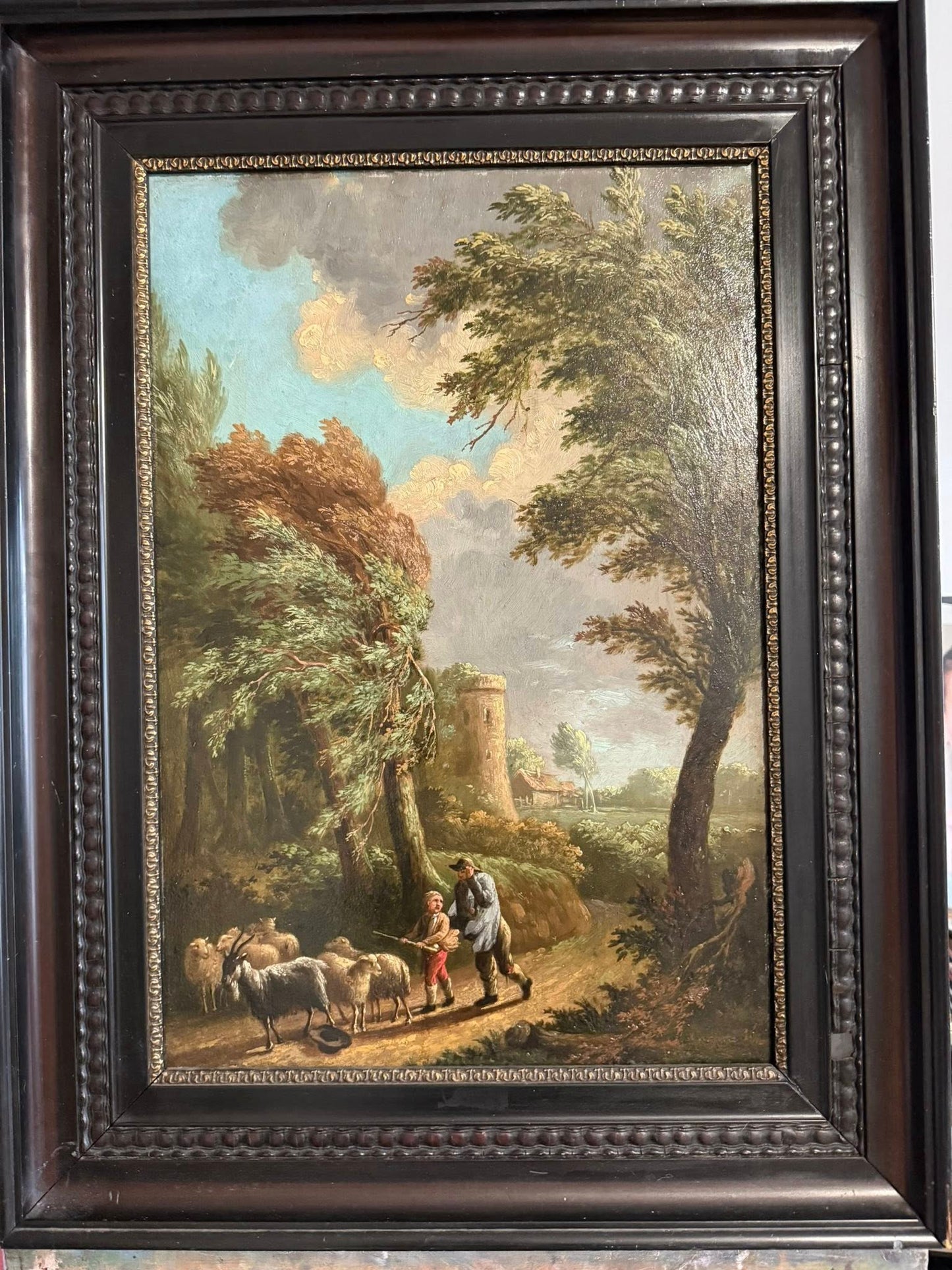 Schilderij 20ste eeuw een navolger van Borselen