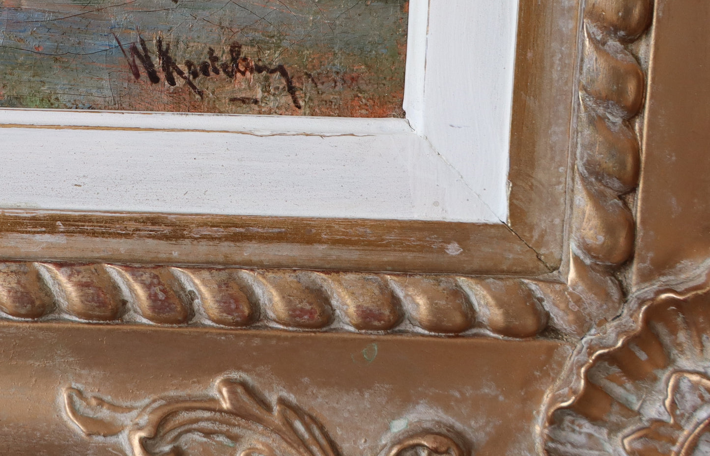 Willem Korteling, 1889-1964, stilleven met bloemen, olieverf op doek