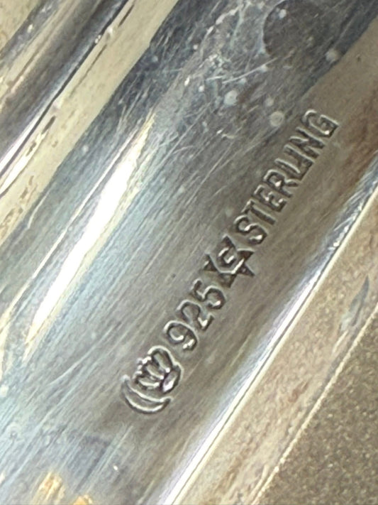 VERKOCHT Sterling 925 zilveren kandelaars 1220 gram, 3-armig Duits 20ste eeuw antieke