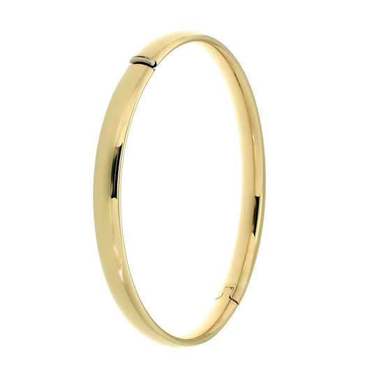 14 kt gouden slavenarmband 6 mm 65-2 mm x 55 mm 10 gram